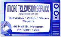 Micro Television Service - Melbourne